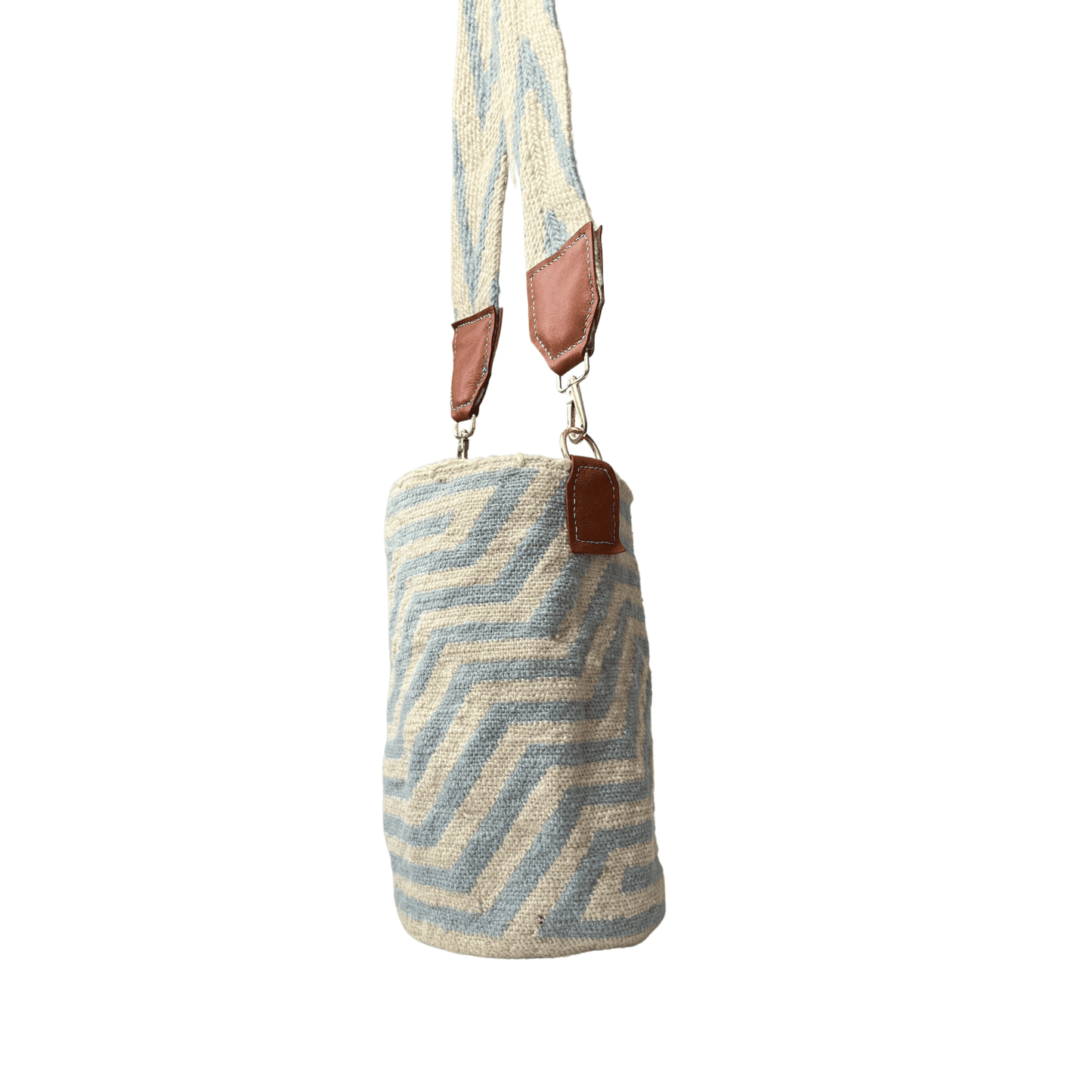 Mochila diseño pensamiento de la mujer color azul cielo