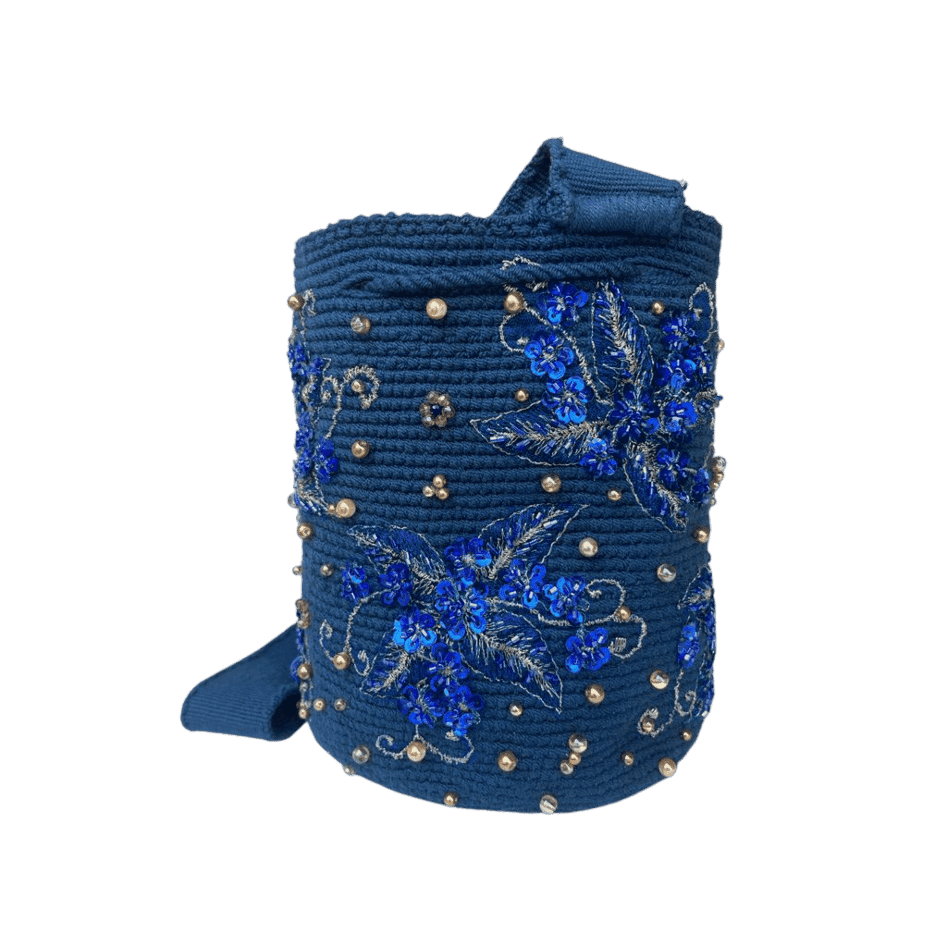 Mochilas wayuu azules sale